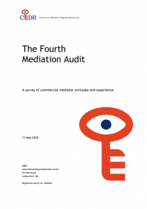 CEDRMediatorAudit2010 The Fourth Mediation Audit